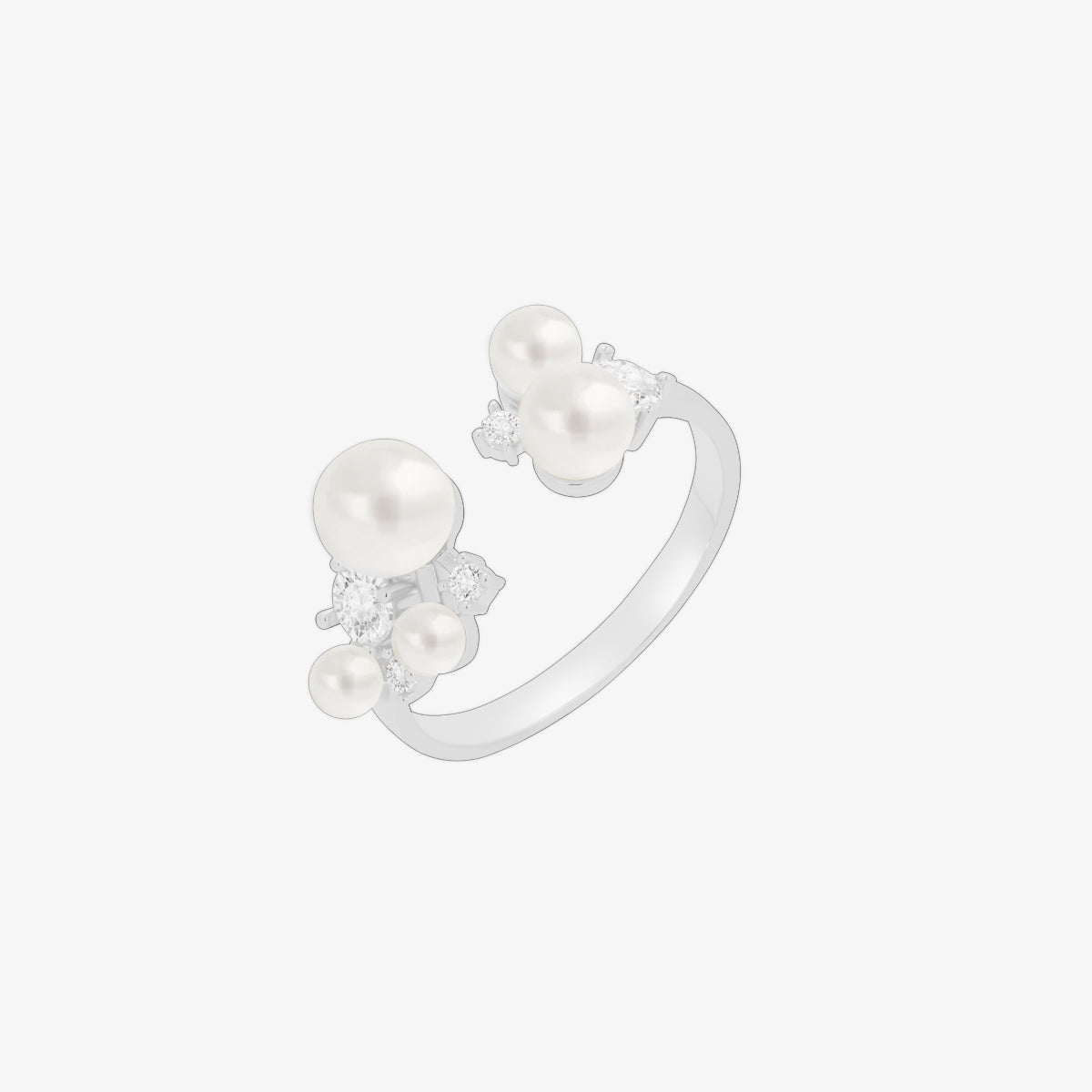 Pearl cubic ring